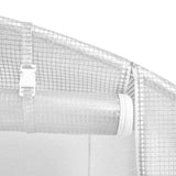 Serra con Telaio in Acciaio Bianco 8 m 4x2x2 m