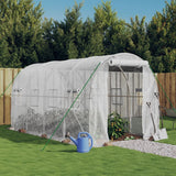 Serra con Telaio in Acciaio Bianco 8 m 4x2x2 m
