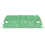 Serra con Telaio in Acciaio Verde 30 m 6x5x2,3 m