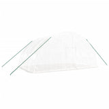 Serra con struttura in acciaio bianca 24 m 6x4x2,85 m