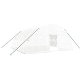 Serra con Telaio in Acciaio Bianco 36 m 6x6x2,85 m