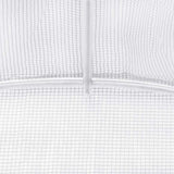 Serra con Telaio in Acciaio Bianco 36 m 6x6x2,85 m