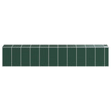 Capanno da Giardino Verde 191x980x198 cm in Acciaio Zincato