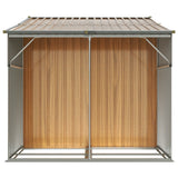 Capanno Giardino Marrone Chiaro 277x192,5x179cm Acciaio Zincato