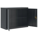 Armadio Classificatore Antracite 90x40x110 cm in Acciaio