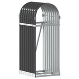 Portalegna Antracite 40x45x100 cm Acciaio Zincato