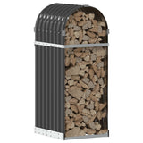 Portalegna Antracite 40x45x100 cm Acciaio Zincato