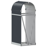 Portalegna Antracite 40x45x100 cm Acciaio Zincato