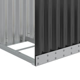 Portalegna Antracite 40x45x100 cm Acciaio Zincato