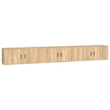 Mobili Porta TV a Parete 3 pz Rovere Sonoma 100x34,5x40 cm