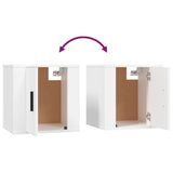 Set Mobili Porta TV 3 pz Bianco in Legno truciolato