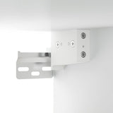 Set Mobili Porta TV 3 pz Bianco in Legno truciolato