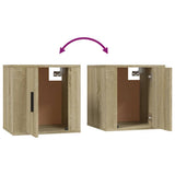 Set di Mobili Porta TV 3 pz Rovere Sonoma in Legno truciolato