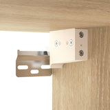 Set di Mobili Porta TV 3 pz Rovere Sonoma in Legno truciolato
