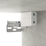 Set di Mobili Porta TV 2 pz Grigio Cemento in Legno truciolato