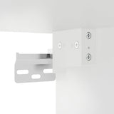 Set di Mobili Porta TV 4 pz Bianco in Legno truciolato