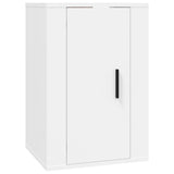 Set di Mobili Porta TV 4 pz Bianco in Legno truciolato