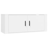 Set di Mobili Porta TV 5 pz Bianco in Legno truciolato