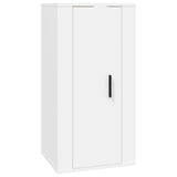 Set di Mobili Porta TV 4 pz Bianco in Legno truciolato