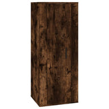 Set Mobili Porta TV 2 pz Rovere Fumo in Legno truciolato
