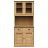Credenza VIGO 78x40x175 cm in Legno Massello di Pino