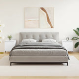 Comodini 2 pz Bianchi 40x30x50 cm in Legno truciolato