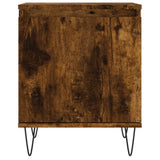 Comodini Rovere Fumo 2 pz 40x30x50 cm in Legno truciolato