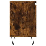 Comodini Rovere Fumo 2 pz 40x30x50 cm in Legno truciolato