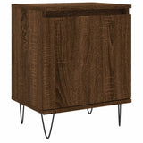 Comodino Rovere Marrone 40x30x50 cm in Legno truciolato