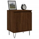 Comodino Rovere Marrone 40x30x50 cm in Legno truciolato