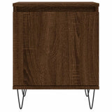 Comodino Rovere Marrone 40x30x50 cm in Legno truciolato