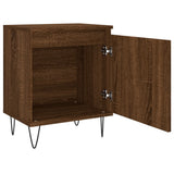 Comodino Rovere Marrone 40x30x50 cm in Legno truciolato