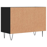 Mobile Porta TV Nero 69,5x30x50 cm in Legno truciolato