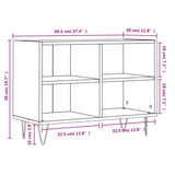 Mobile Porta TV Rovere Sonoma 69,5x30x50cm in Legno truciolato