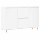 Credenza Bianca 101,5x35x70 cm in Legno truciolato