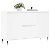 Credenza Bianca 101,5x35x70 cm in Legno truciolato