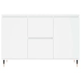 Credenza Bianca 101,5x35x70 cm in Legno truciolato