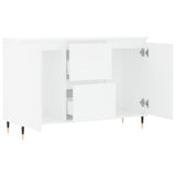 Credenza Bianca 101,5x35x70 cm in Legno truciolato