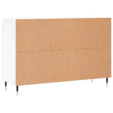 Credenza Bianca 101,5x35x70 cm in Legno truciolato