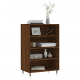 Credenza Rovere Marrone 57x35x90 cm in Legno truciolato