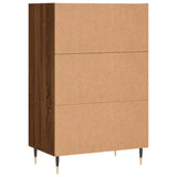 Credenza Rovere Marrone 57x35x90 cm in Legno truciolato