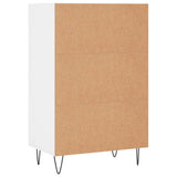 Credenza Bianca 57x35x90 cm in Legno truciolato