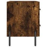 Comodini 2 pz Rovere Fumo 40x35x47,5 cm in Legno truciolato