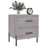 Comodini 2 pz Grigio Sonoma 40x35x47,5 cm in Legno truciolato