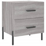Comodini 2 pz Grigio Sonoma 40x35x47,5 cm in Legno truciolato