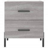Comodini 2 pz Grigio Sonoma 40x35x47,5 cm in Legno truciolato