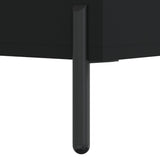 Comodini 2 pz Neri 40x35x47,5 cm in Legno truciolato