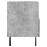 Comodini 2 pz Grigio Cemento 40x35x47,5 cm in Legno truciolato