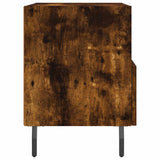 Comodini 2 pz Rovere Fumo 40x35x47,5 cm in Legno truciolato