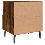 Comodini 2 pz Rovere Fumo 40x35x47,5 cm in Legno truciolato